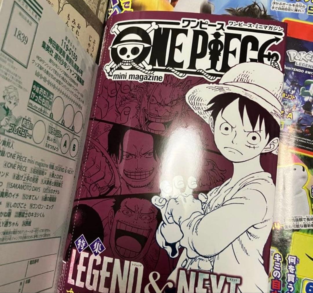 週刊少年ジャンプ ワンピース 付録アリ 2026年4・5号 合併号 設定資料