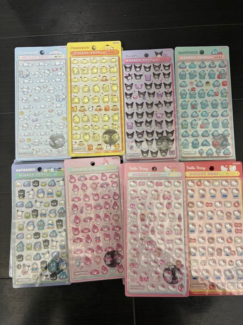 サンリオ　ボンボンドロップシール　56個　全種　正規品