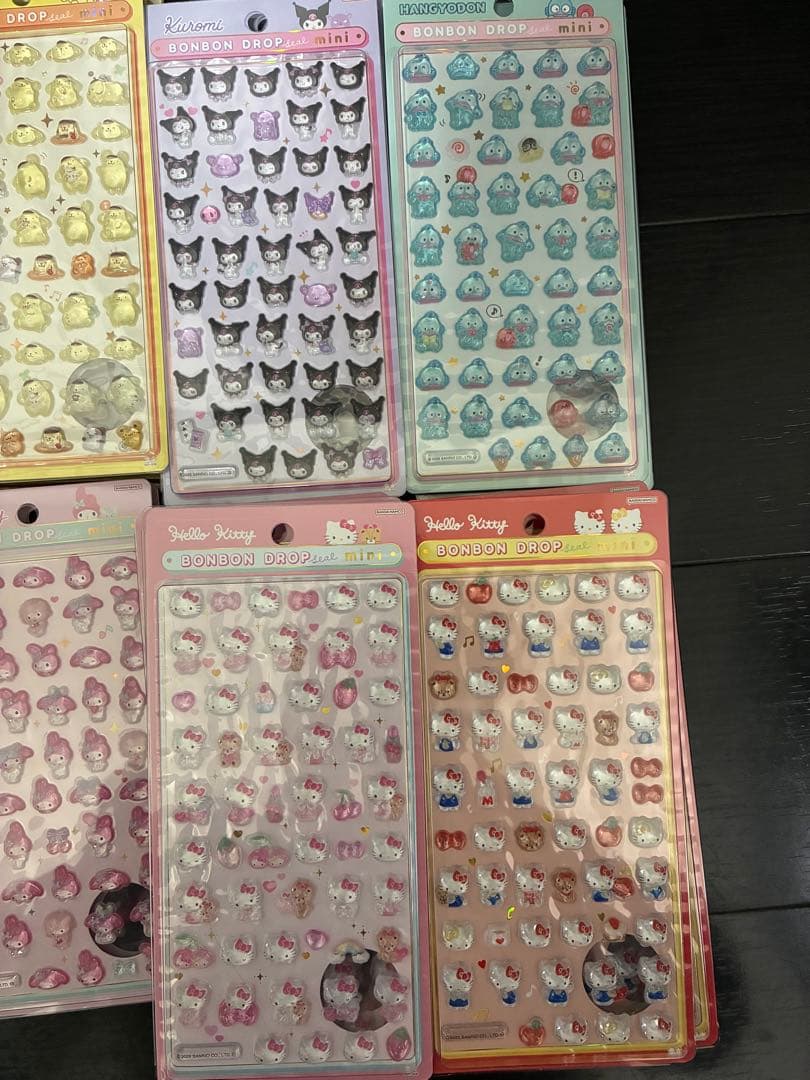 サンリオ　ボンボンドロップシール　56個　全種　正規品