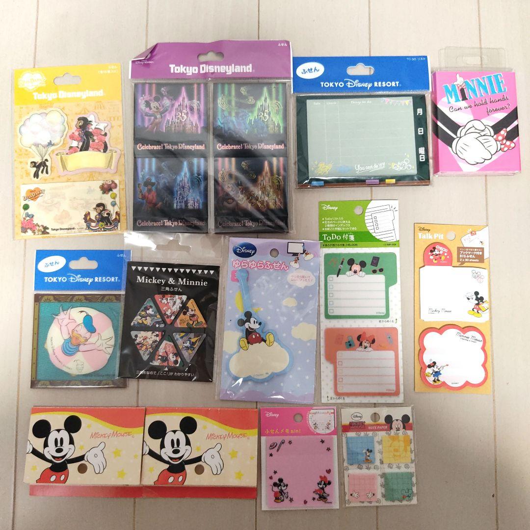 ディズニー 付箋 ふせん メモ まとめ売り - メルカリ
