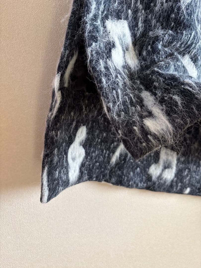 りんりん様ポールスミスシャギービッグポンチョ音符柄