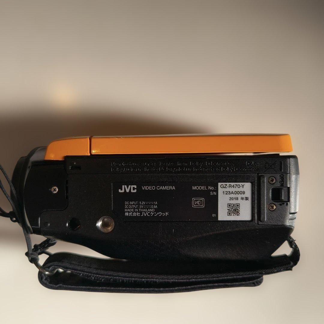 JVC GZ-R470-Y ビデオカメラ　防水　防塵　耐衝撃