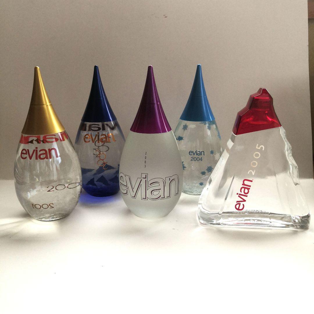 evian year bottle エビアン イヤーボトル 2001〜2005 - メルカリ