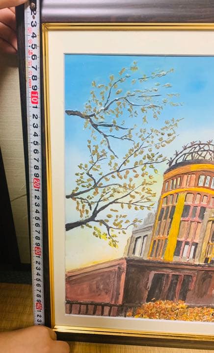 原爆ドーム 絵画 漆喰画 送料込
