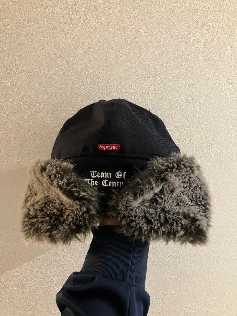 Supreme ファー付きキャップ59FIFTY 7 3/8 Supreme 59FIFTY ファー付き