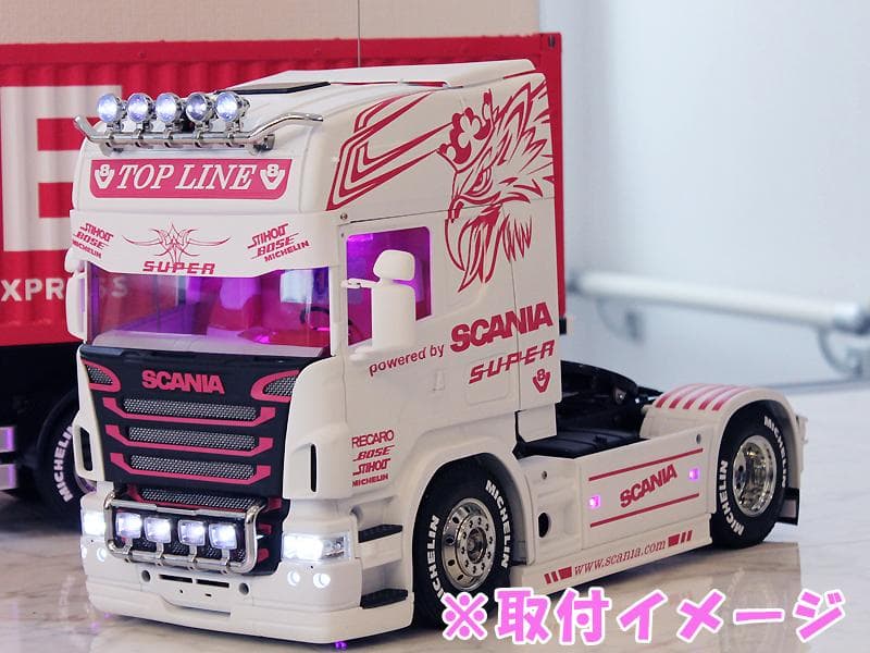 【Dec7】1/14 タミヤ スカニア用トップラインルーフキット