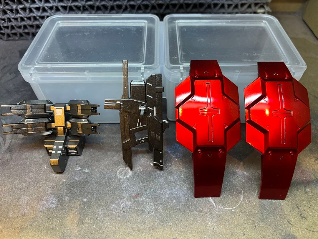 HG 水星の魔女シリーズ 4機体と拡張パーツセット 塗装組立済