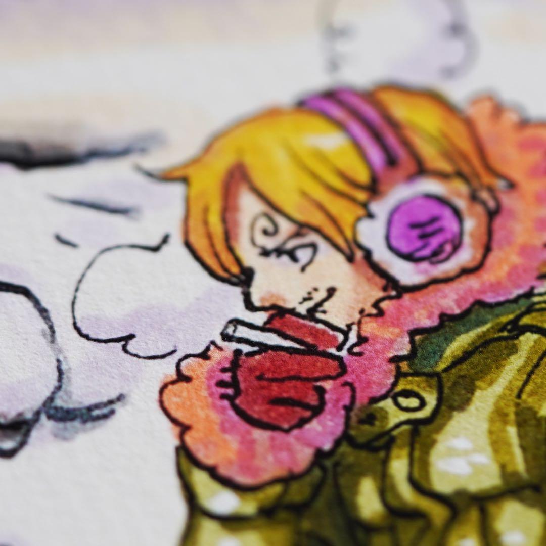 未開封】ONE PIECE マンガアート(NFT) 雪と狼