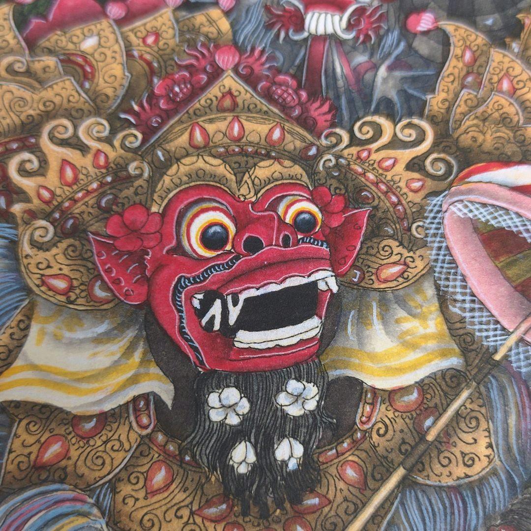 インドネシアバリ島ウブドの細密画