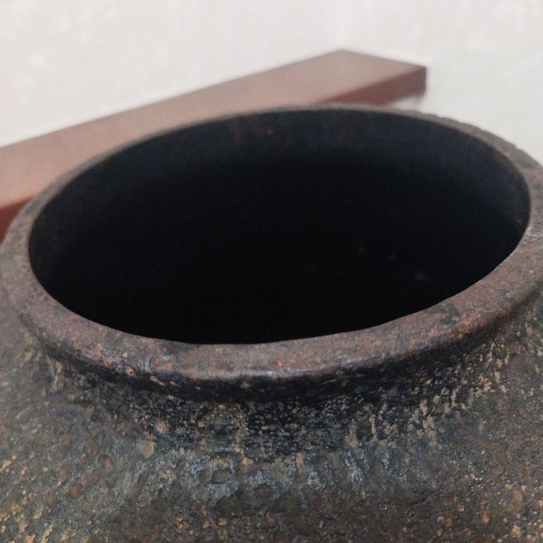 華道具　大型　南部鉄器 鉄製花瓶 壺 フラワーベース　8.2kg