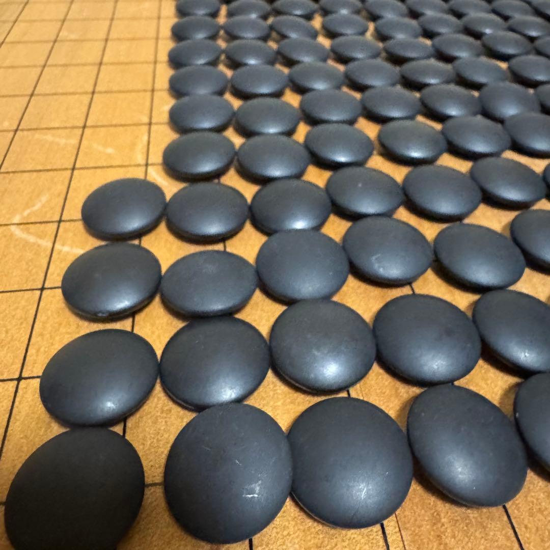 蛤碁石　那智黒石　30号　碁石碁笥セット　はまぐり　高級セット　お手頃　本格派