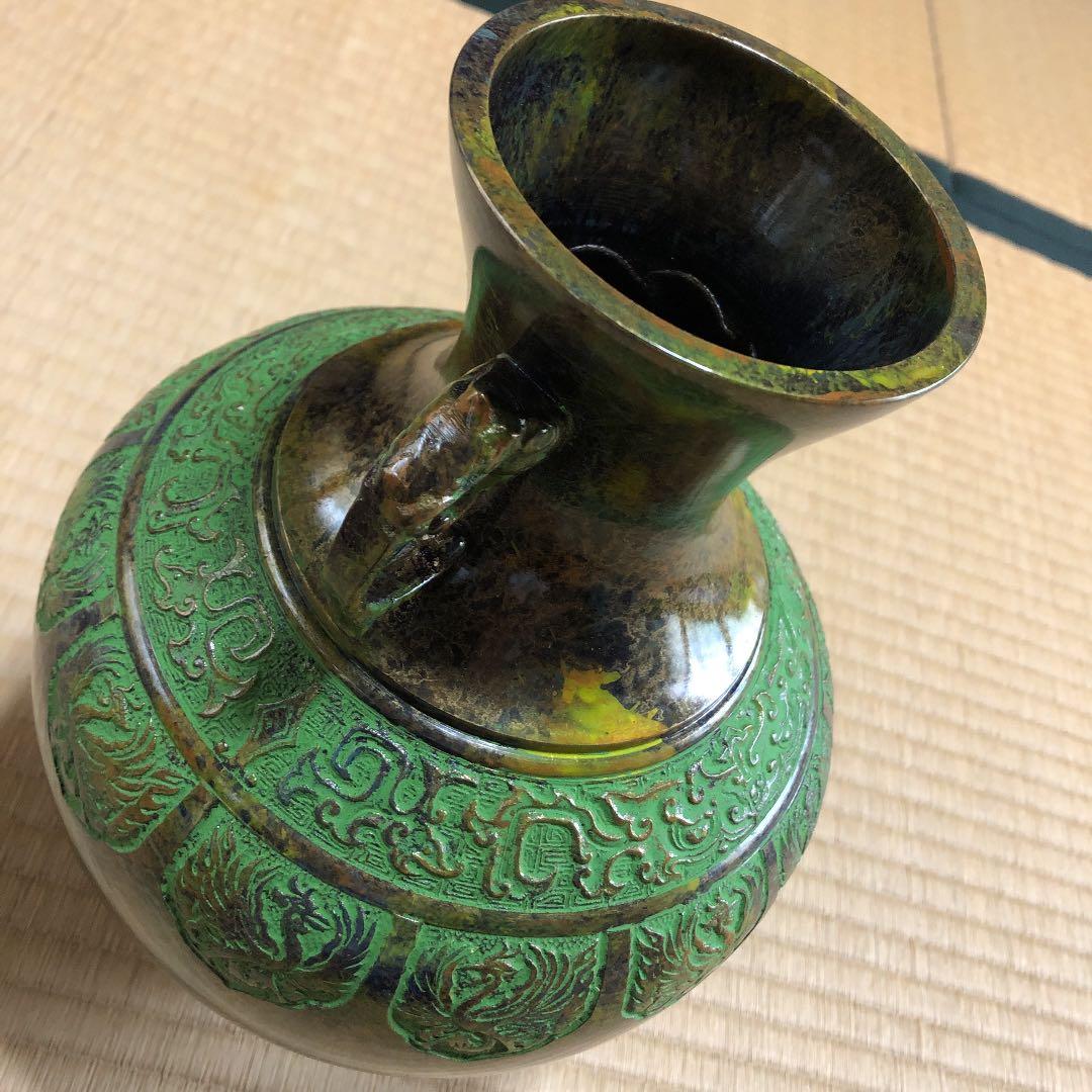 青銅器 花瓶 - メルカリ