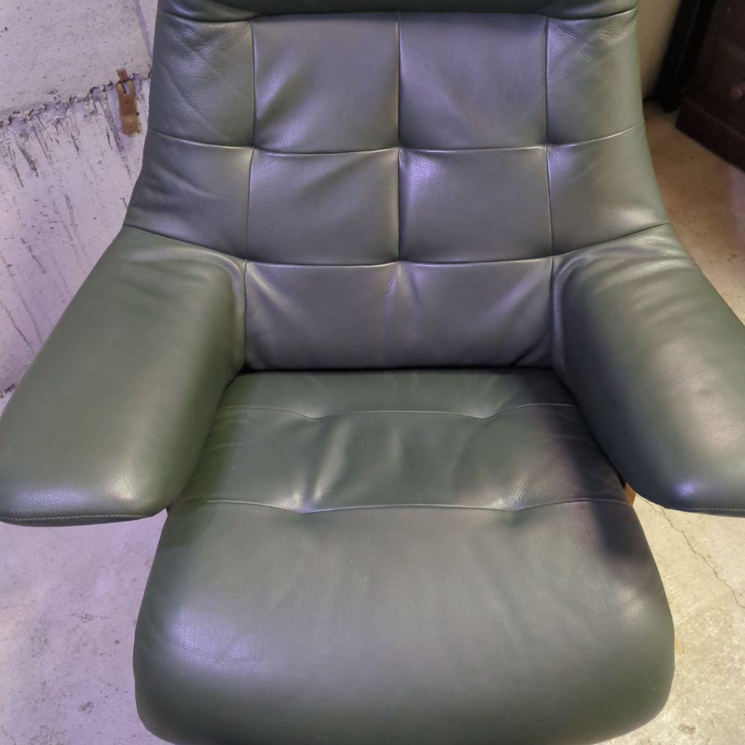 カリモク THE FIRST 本革リクライニングチェア RU72 Mサイズ日本製