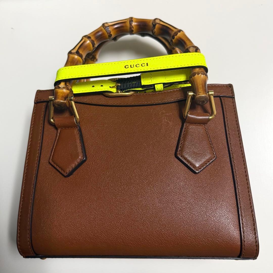 GUCCI グッチ ダイアナ ミニ GGマーモント2wayショルダーバック