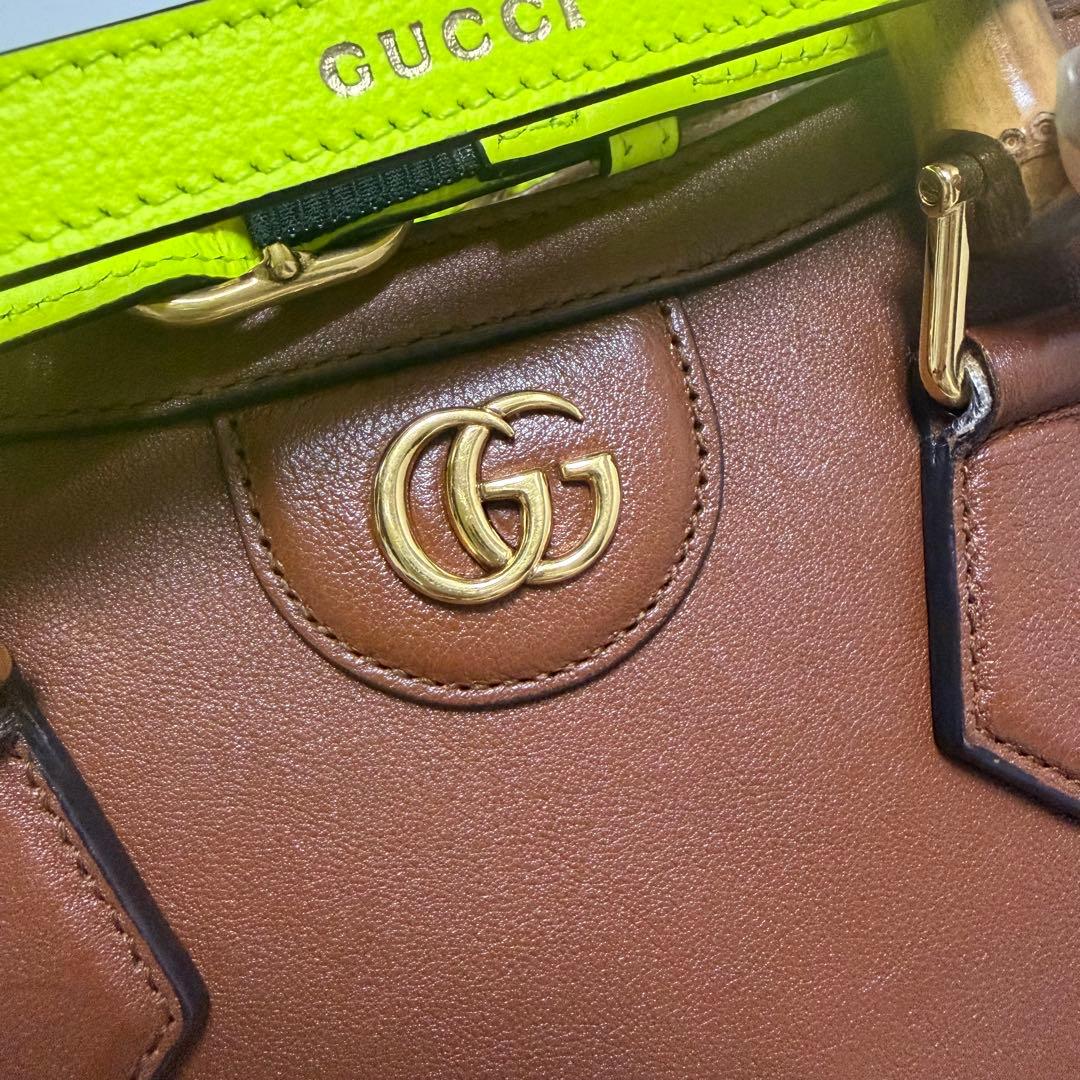 GUCCI グッチ ダイアナ ミニ GGマーモント2wayショルダーバック