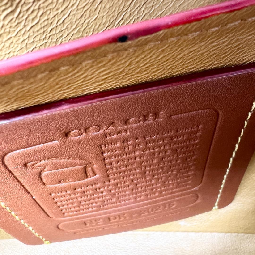 激レア COACH コーチ 2way 3way ディンキー ティーローズ バッグ