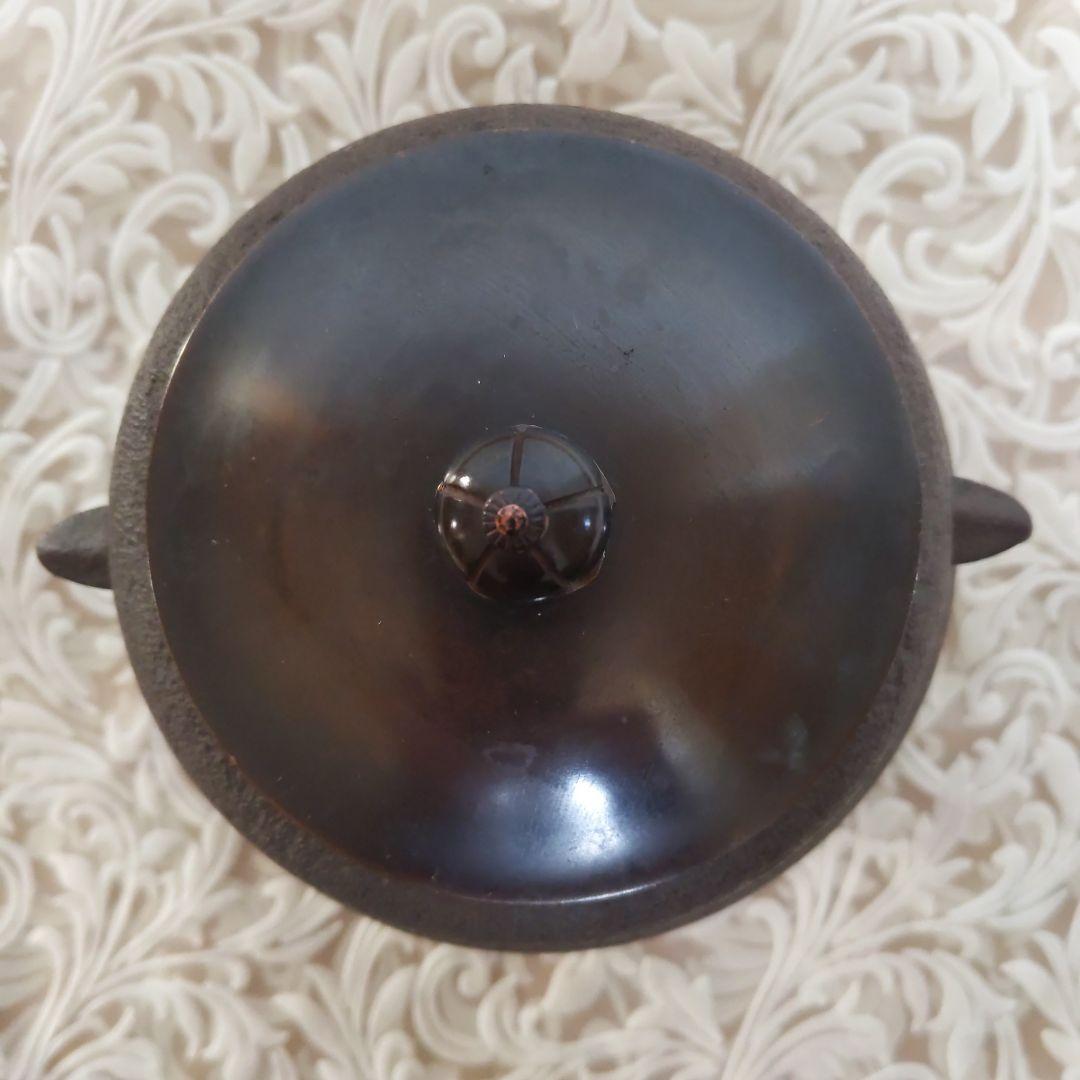 茶道具　茶釜　高橋敬典　作　人間国宝　15.5cm　表千家　裏千家　【匿名配送】