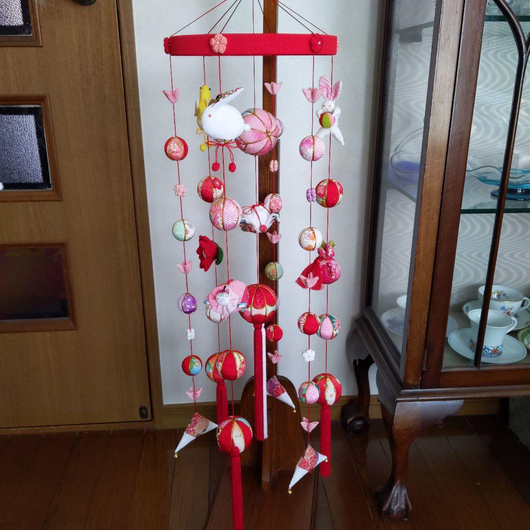 ちりめん細工　おひな様下げ飾りさげもん　　 おばちゃま