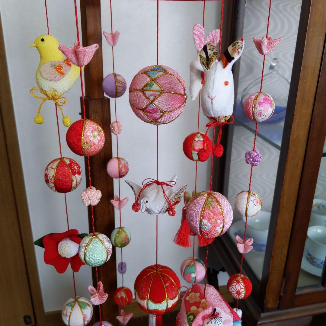 ちりめん細工　おひな様下げ飾りさげもん　　 おばちゃま