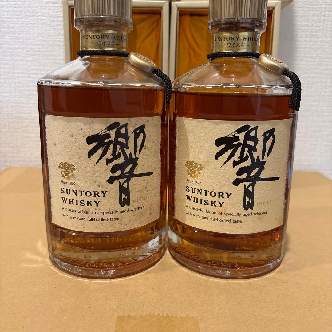 サントリーウイスキー響 裏ゴールドラベル 箱付き 2点セット 未開封（2