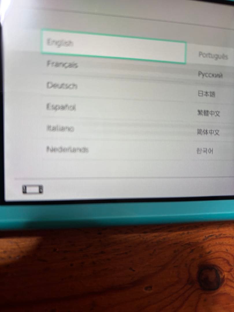 Switchライト　ジャンク　画面に縦線が入ります
