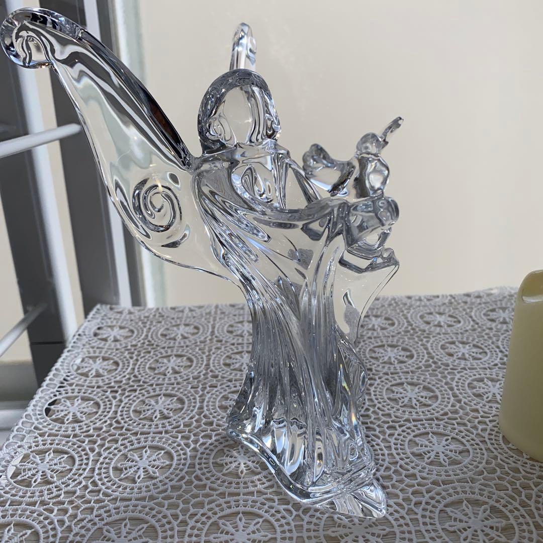 Baccarat製 クリスタルガラス 天使 愛と平和 - メルカリ