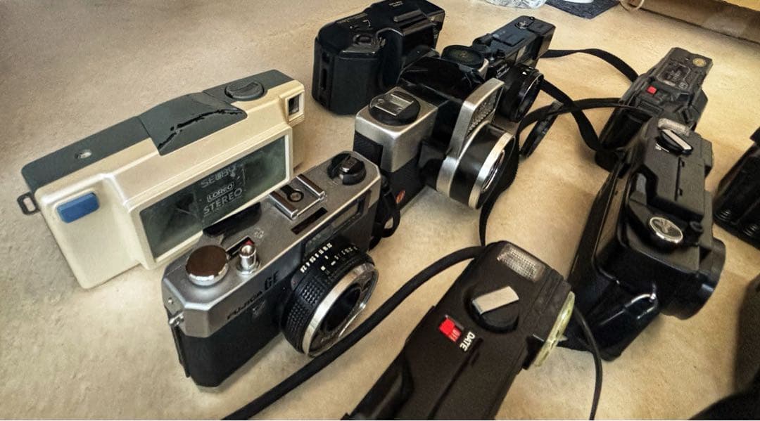 フィルムカメラセット 多様なモデル（ジャンク品まとめ売り) - メルカリ