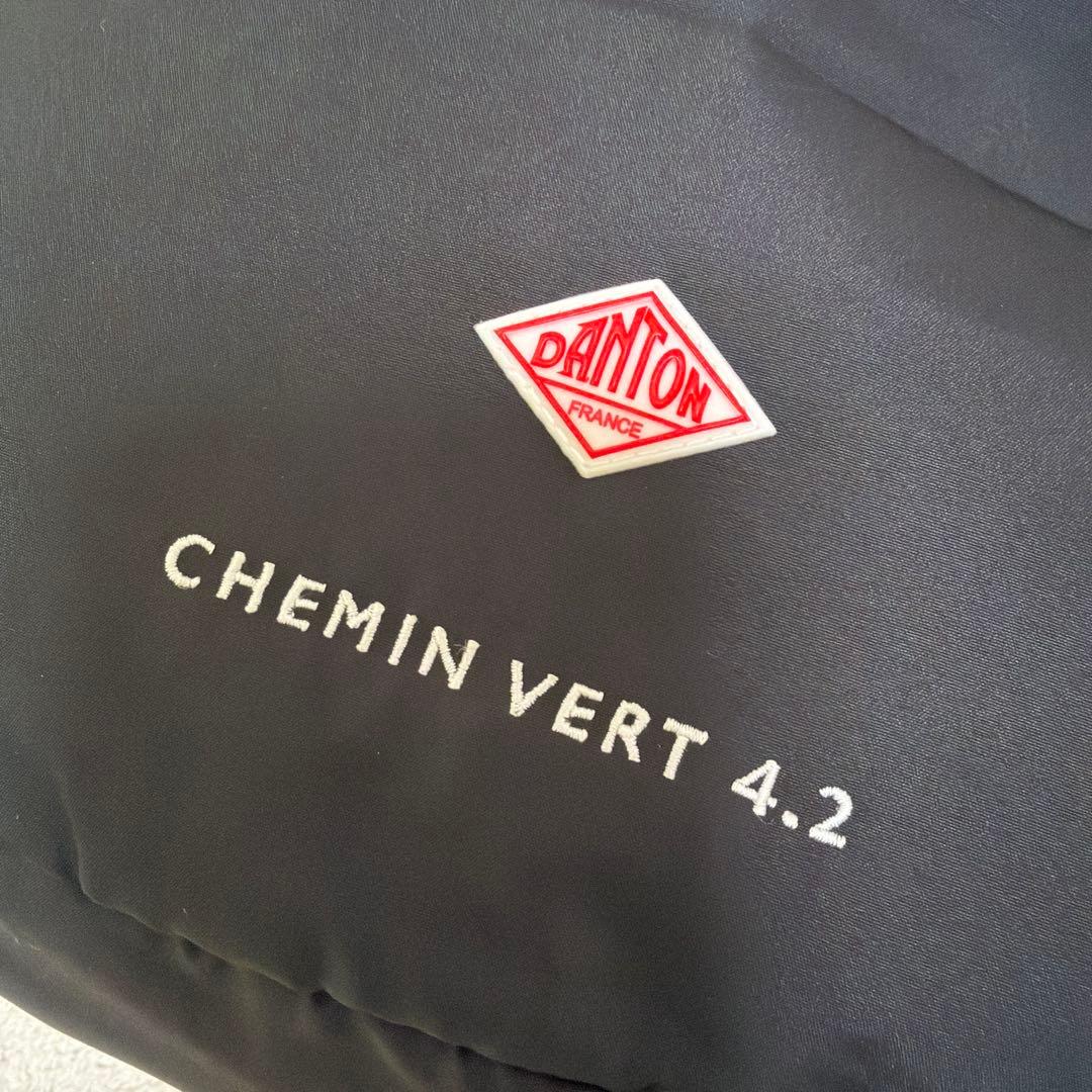 DANTON ダントン ポリエステルタフタ スリングバッグ ブラック