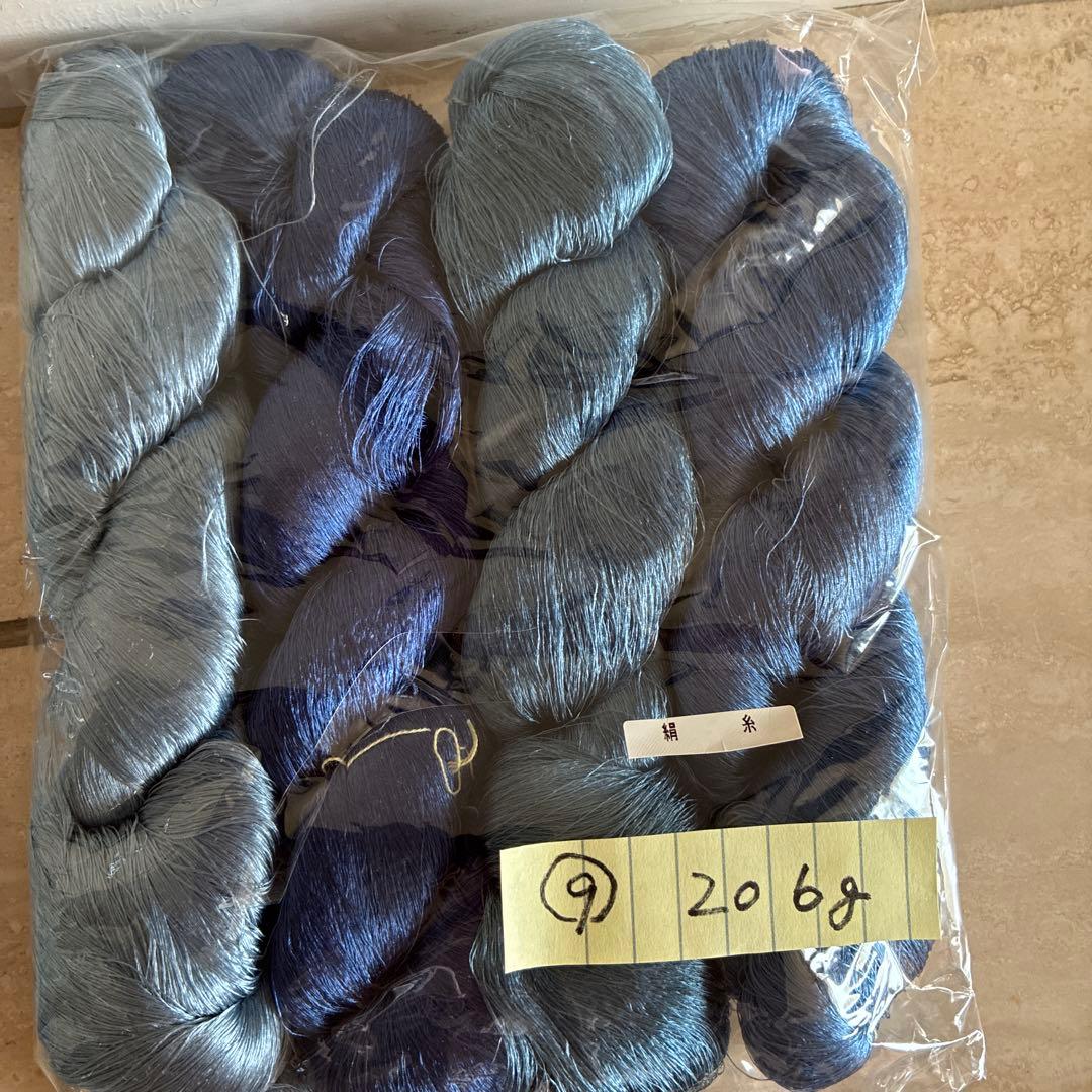 織物用絹糸です