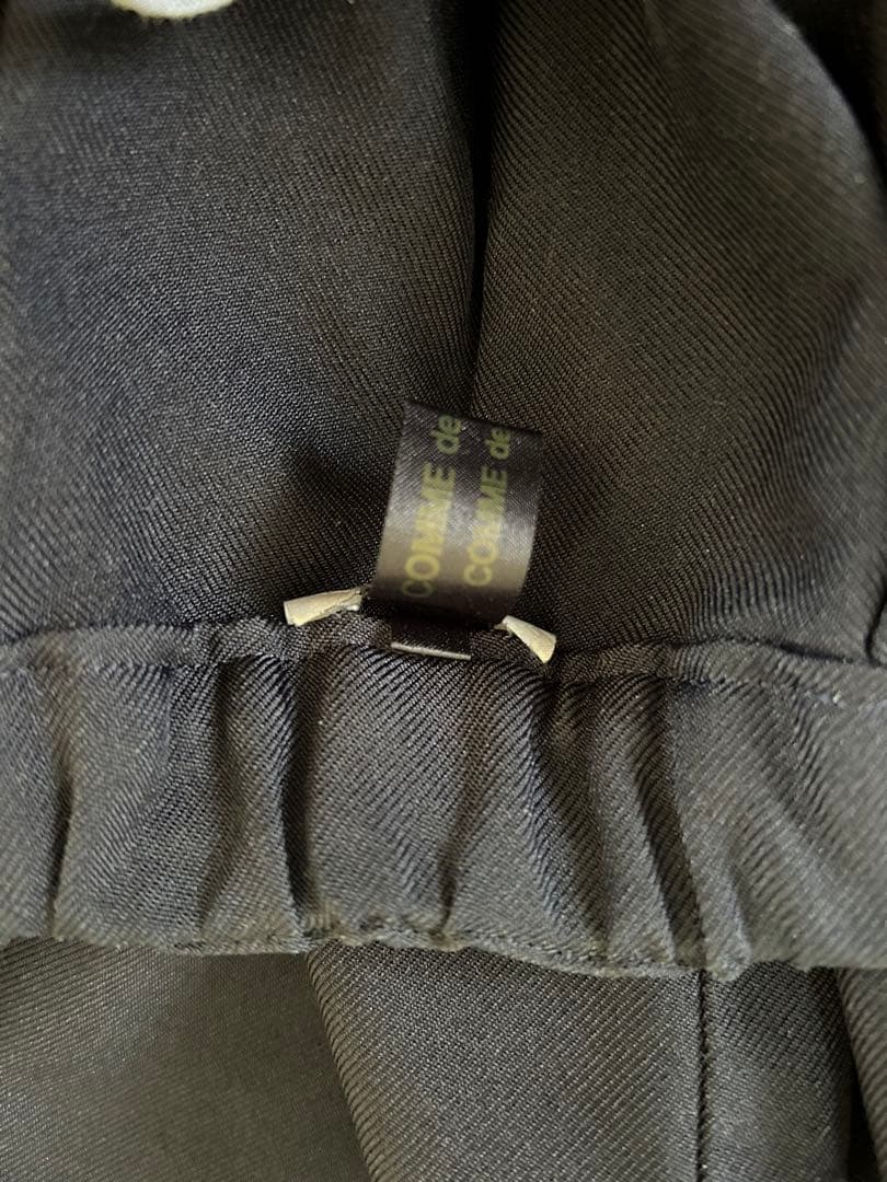 コムデギャルソン　濃紺プリーツスカート