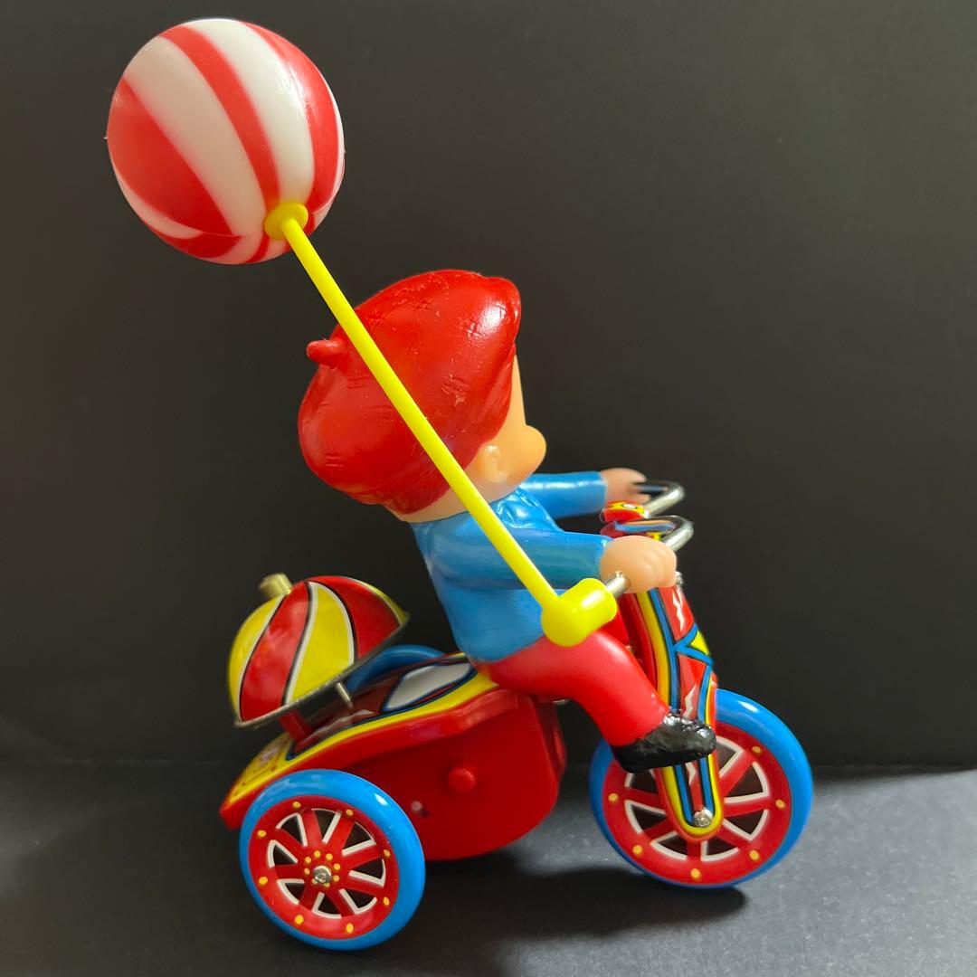 希少】 ブリキ 三輪車 おもちゃ 昭和レトロ アンティーク ゼンマイ