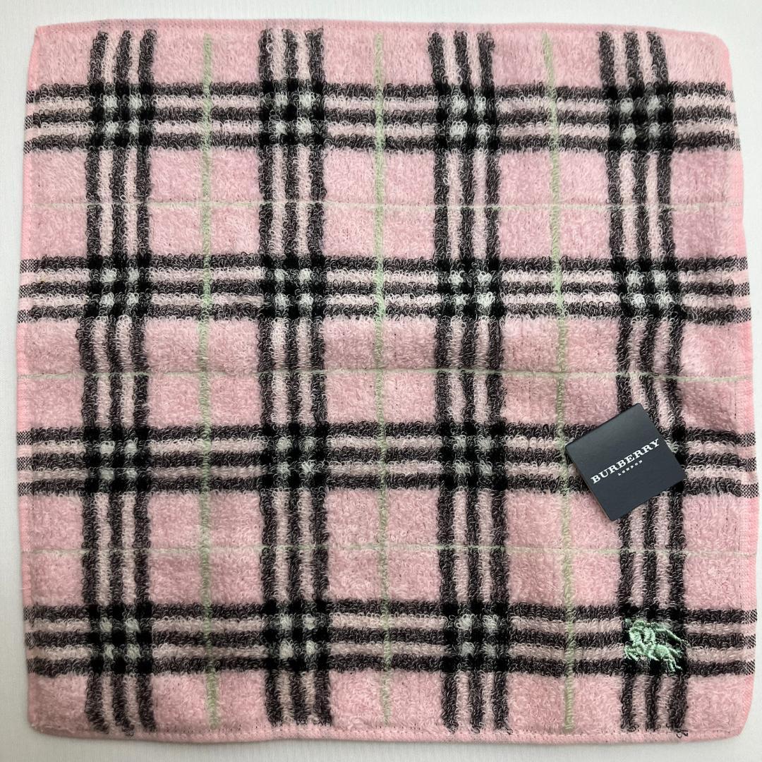 バーバリー ハンカチ タオルハンカチ セット ノバチェック ピンク