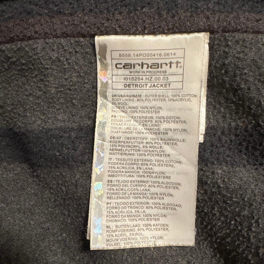 Carhartt ブラウン ジップアップジャケット Lサイズ