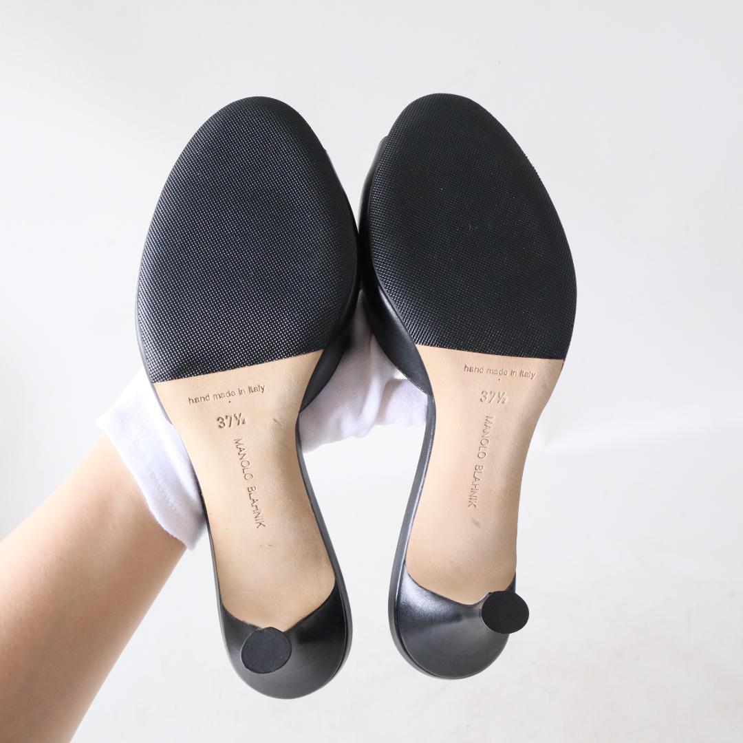 最終価格⭐︎未使用マノロブラニク　レザーミュールJADA 37.5/24.5cm