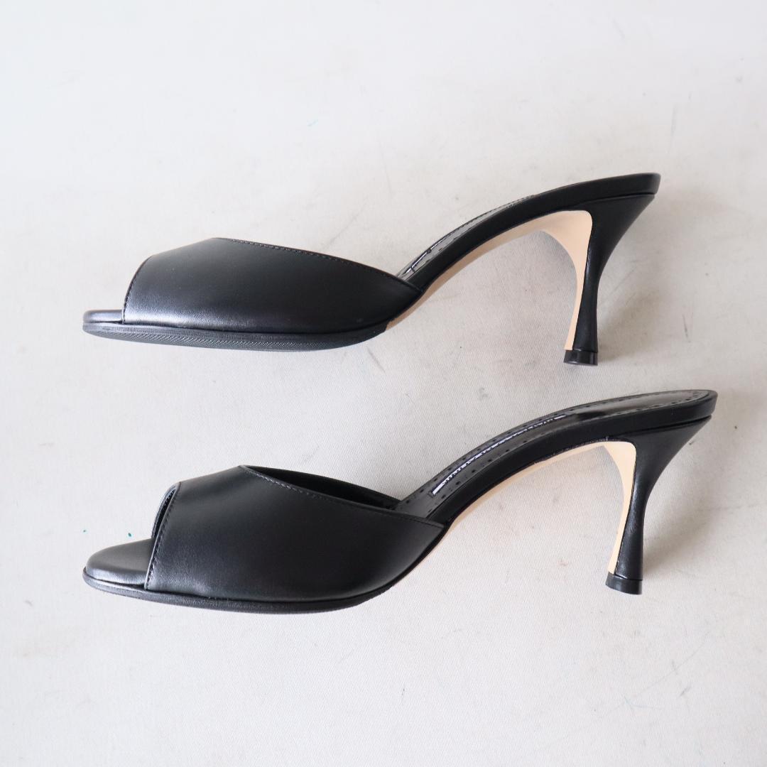 最終価格⭐︎未使用マノロブラニク　レザーミュールJADA 37.5/24.5cm