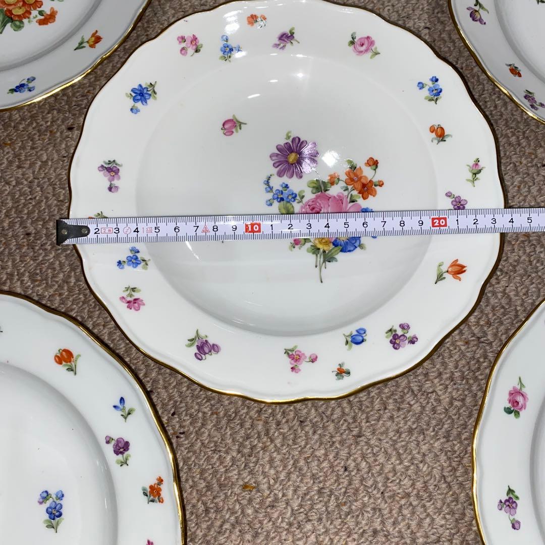 マイセン 大皿 24cm 5枚セット スクラッチ無し - メルカリ