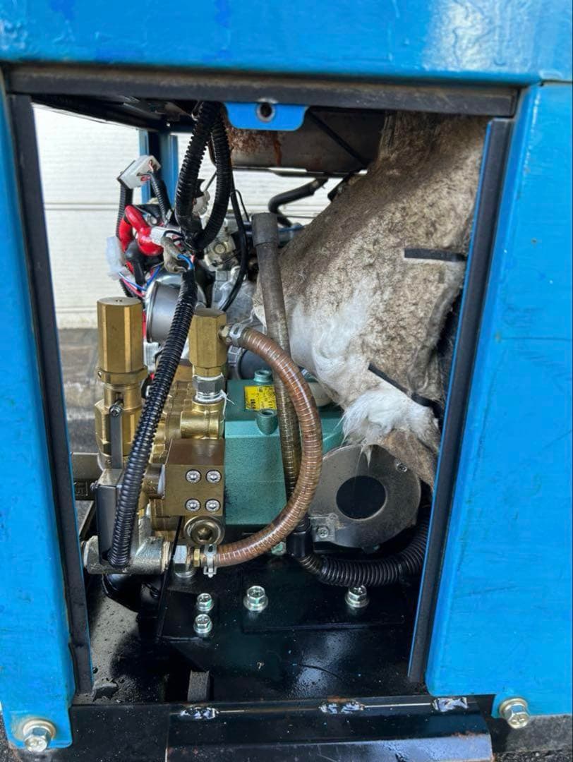 VIP5ツルミHPJ-5ESM高圧洗浄機防音ガン・高圧ホース・給排水ホース