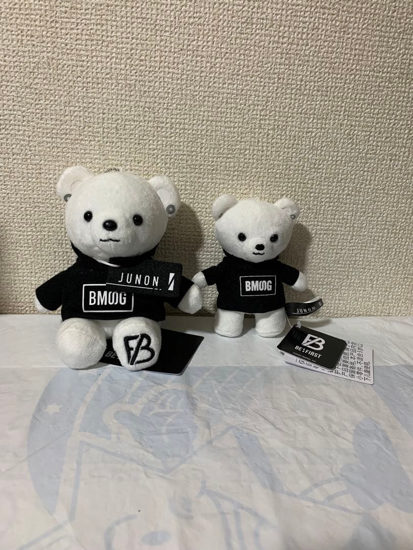 新品未使用 JUNON2種 BE:FIRST モアプラスマスコット① BE：FIRST ビーファースト JUNON モアプラスマスコット くま 青 - メルカリ