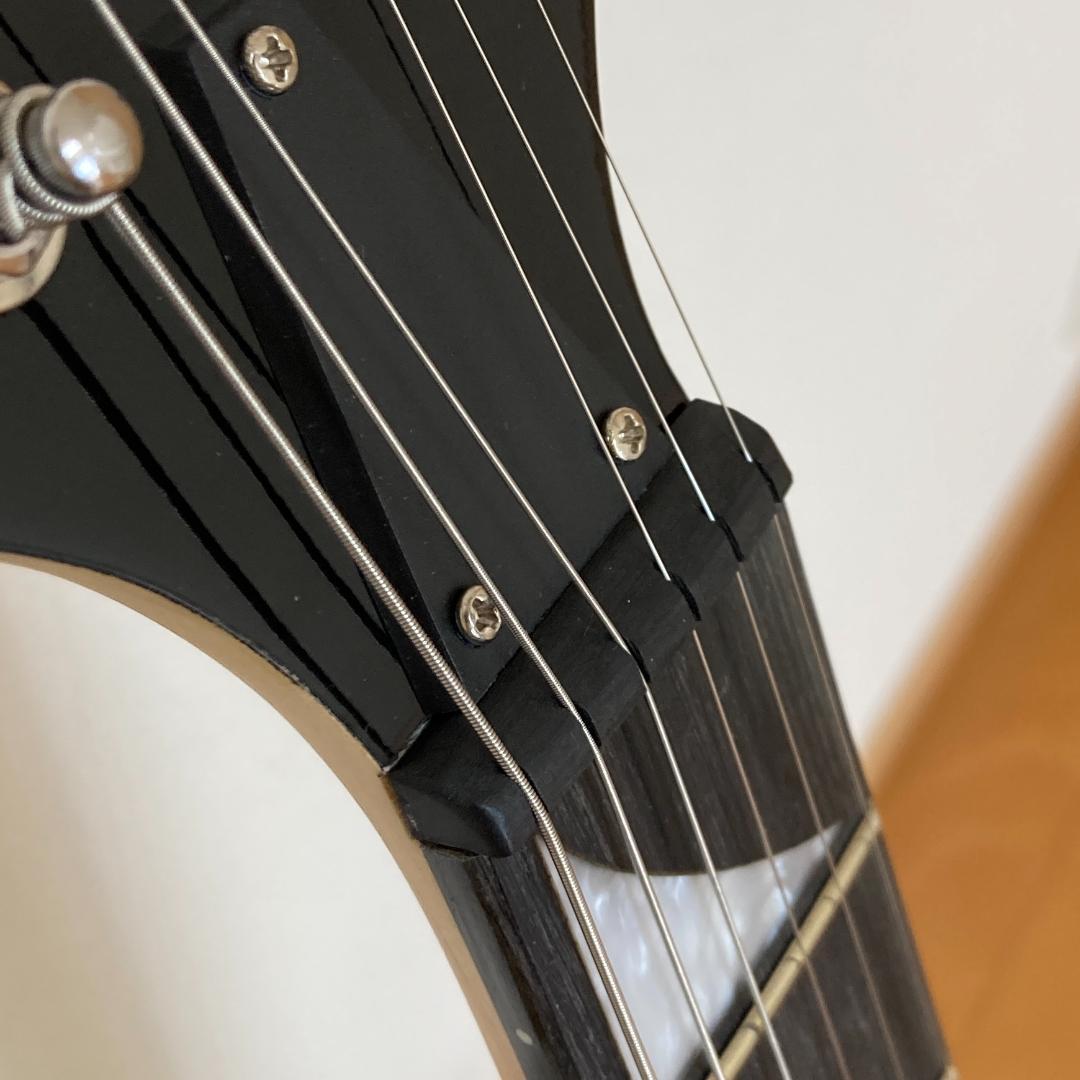 変形タイプ　エレキギター 　サーフグリーン　美品　シンクロナイズドトレモロ