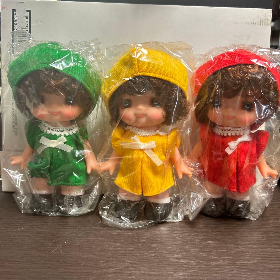 1970年代 ソフビ 人形 3体 セット 約20㎝ 女の子 昭和 レトロ - メルカリ
