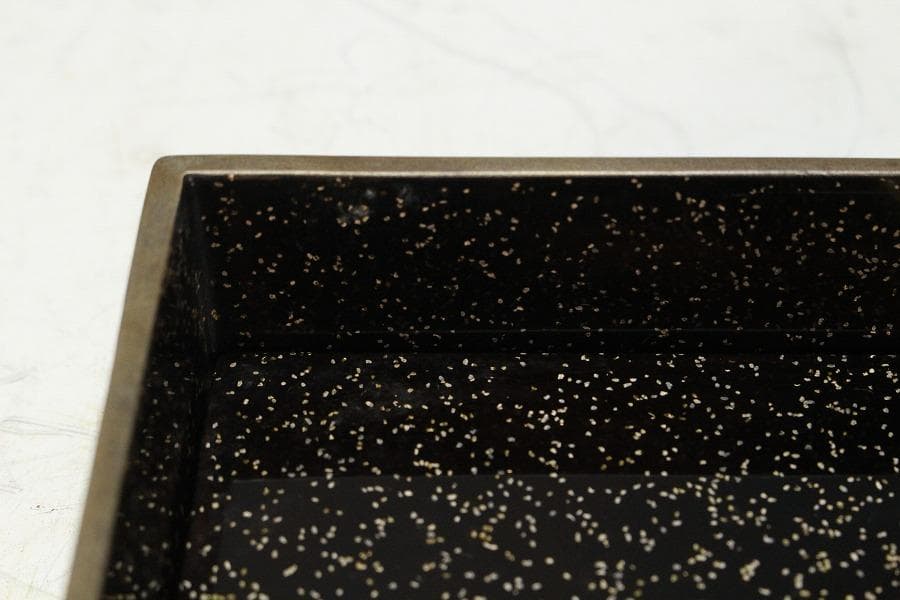 京塗 名門 平安 美濃屋 みの屋 蓬莱蒔絵 硯箱 筆 揃未使用(K-XA880