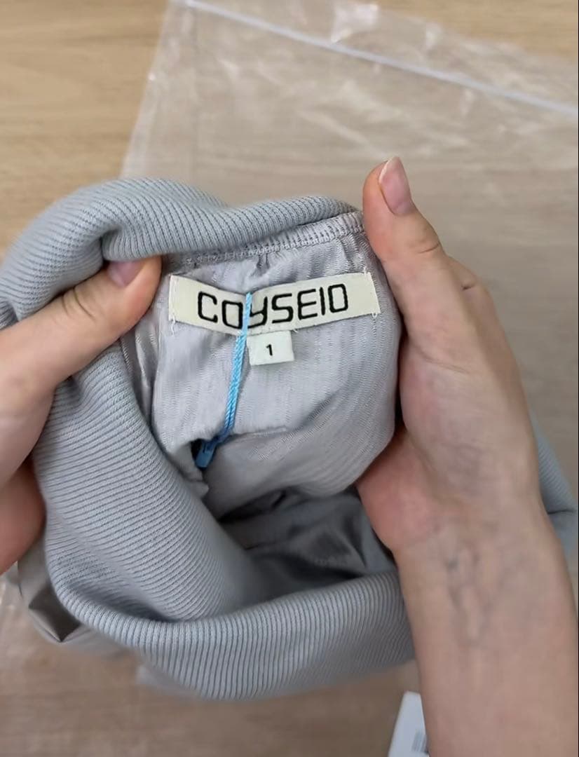 coyseioスカート ライトグレー