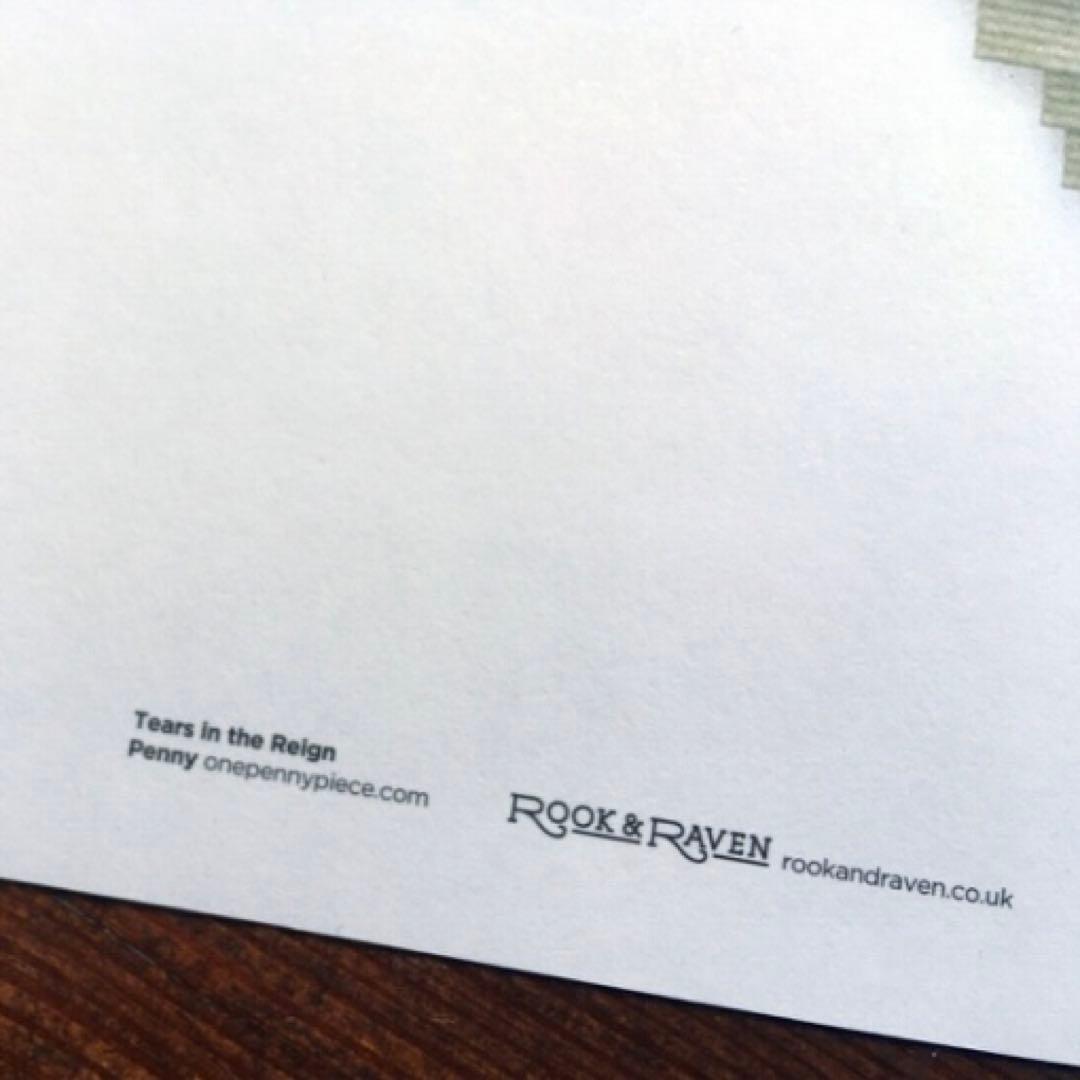 PENNY TEARS IN THE REIGN banksy バンクシー 美術品・アンティーク