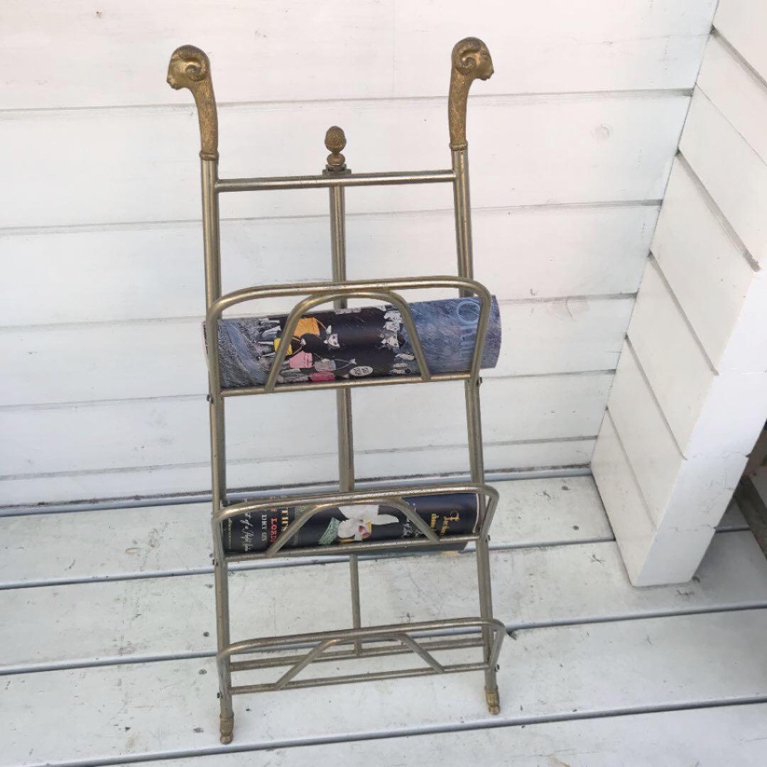 ヴィンテージ マガジンラック？シューズラック？