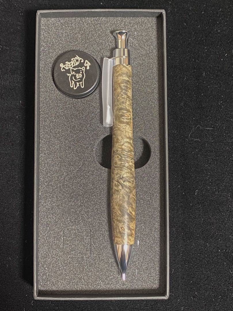 こぶた工房シャープペンシル 極上花梨瘤 青瘤グロテスク0.5mm - メルカリ