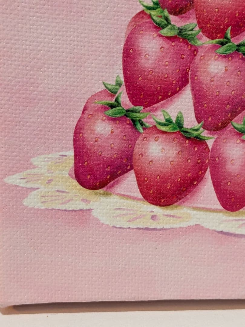 (値下中)ハローキティアート展　いちごタワー　キティちゃん　版画　サンリオ