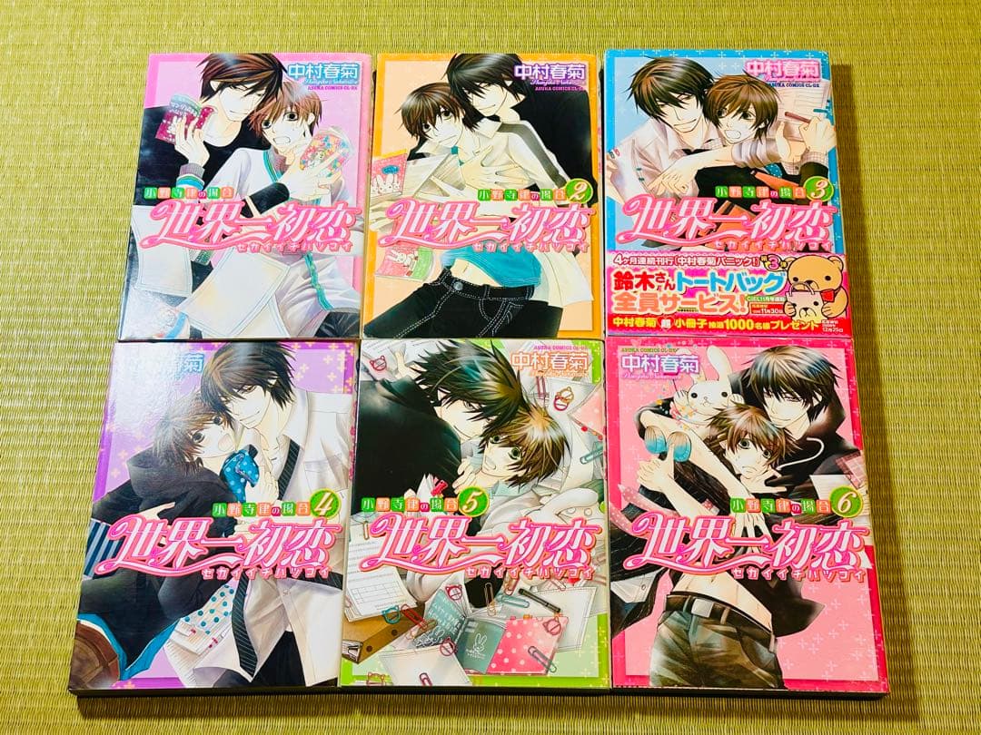 世界一初恋 全20巻 全巻セット 中村春菊 特装版 小冊子 6冊 未開封新品2冊