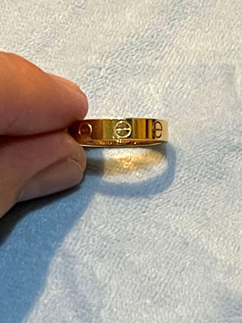 カルティエ　ミニラブリング　イエローゴールド 美品#48号 一週間限定値下げ