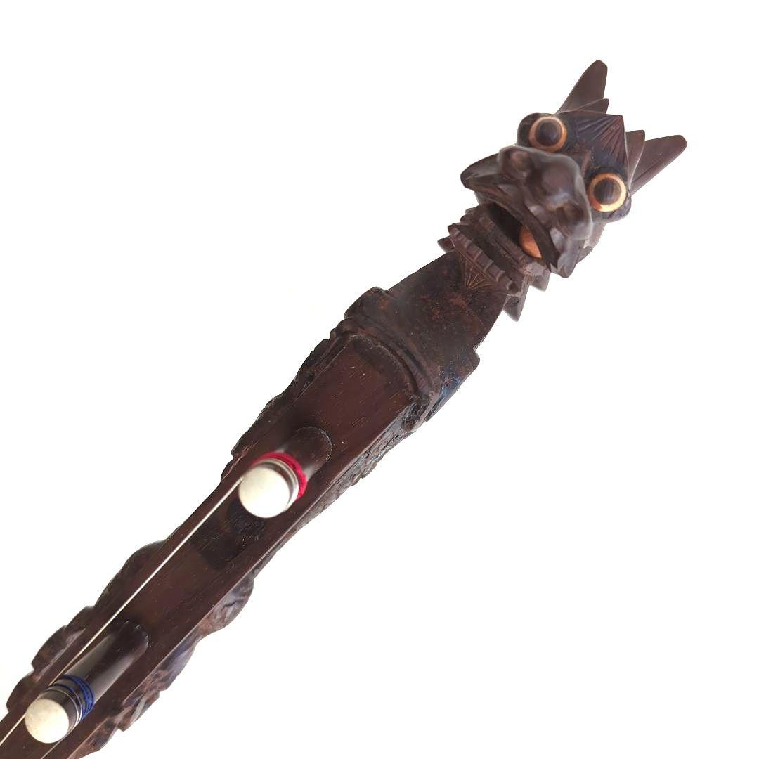 胡涵柔製作 未使用 最上級明清老紅木 龍彫刻 二胡1 - メルカリ