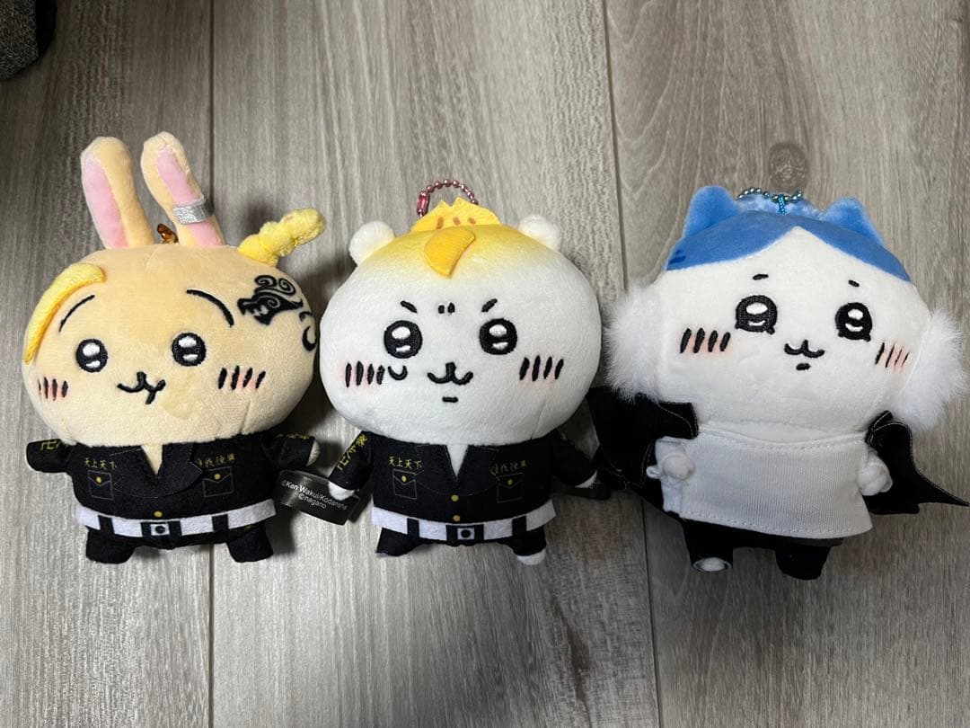 ちいかわ うさぎマスコット 東京卍リベンジャーズ× 血威華我 タグ付